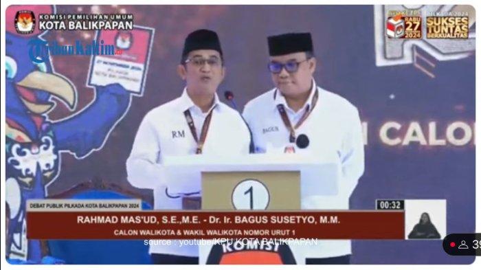 Rahmad Mas’ud Umroh saat Ditetapkan jadi Walikota Balikpapan Terpilih Periode 2025-2030