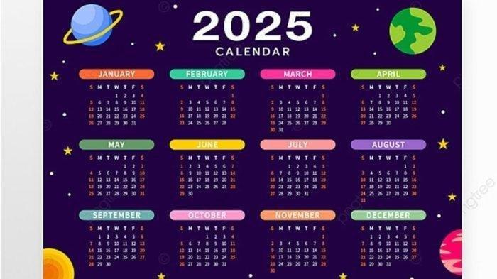 Kalender 2025, Tanggal 2 Januari Apakah Cuti Bersama? Cek Hari Libur Lengkap Link Download PDF