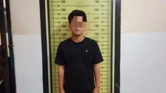 Satpolairud Polres Bontang Tangkap Pemuda Berbas Pantai di Hotel, 16 Poket Sabu Disita