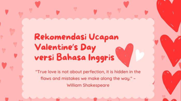 Tanggal 14 Februari 2025 Hari Apa? Asal Usul Valentine, Kata-kata Bahasa Inggris buat Pacar dan Arti