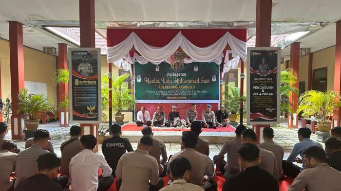 Polres Mahakam Ulu Gelar Doa Bersama dan Bantu Korban Bencana Sumatera
