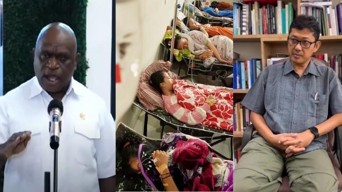 HAM MBG - Pandangan HAM kasus keracunan massal program MBG versi Menteri HAM Natalius Pigai dan dosen Fakultas Hukum UGM Herlambang Wiratraman. Beda dengan Menteri HAM Natalius Pigai, dosen hukum UGM Herlambang Wiratraman sebut program MBG merupakan bentuk pelanggaran HAM. (KOMPASTV Jawa Barat/TribunJabar/Gani Kirniawan/Instagram @pandekha.ugm)