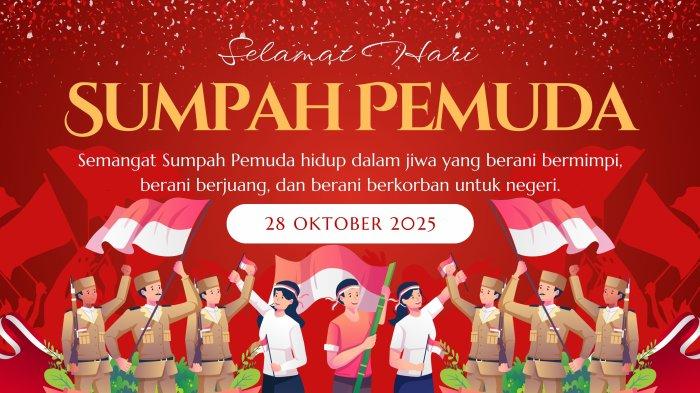 65 Background Hari Sumpah Pemuda 2025 Desain Menarik, Bisa Dipakai saat 28 Oktober!