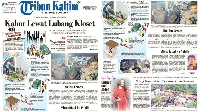 Kronologi Pelarian 2 Tahanan Polsek Samarinda Kota ke Kalteng, Satu Buronan Dicokok Polisi