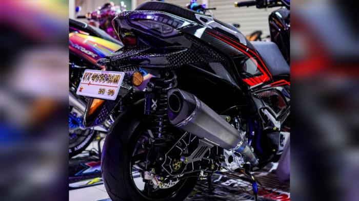 XMAX Connected karya Chandra yang berhasil keluar sebagai juara 1 di kelas Super MAXI XMAX