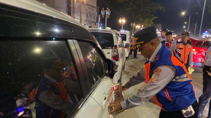 20 Kendaraan Terjaring Parkir Liar di Jalan MT Haryono Balikpapan, Ini Tindakan Dishub