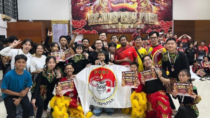 FOBI Balikpapan Borong 7 Medali Kejurprov Kaltim, Kekuatan di Naga dan Barongsai