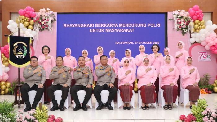 Bhayangkari Kaltim Teguhkan Peran Sosial dan Dukungan bagi Polri