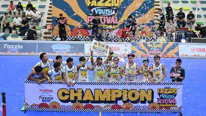 Fazzio Youth Festival 2025 Melahirkan Juara Baru,Ribuan Remaja Kaltim Padati Final Basket dan Futsal
