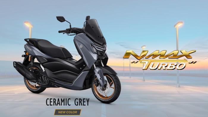Warna Baru Yamaha NMax Turbo 'Ceramic Grey