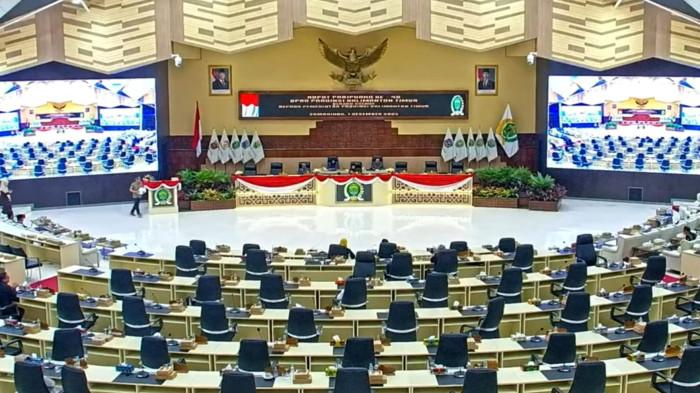 POLEMIK PERCAKAPAN WA - Ilustrasi rapat DPRD Kaltim.