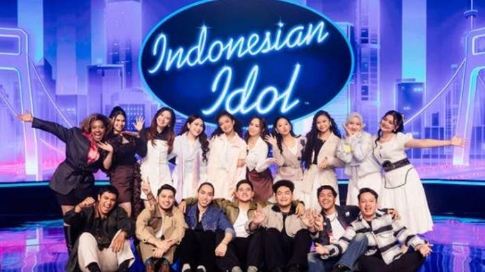 INDONESIAN IDOL 2026 - Potret peserta yang lolos ke babak final showcase Indonesian Idol 2026.Sebanyak 4 peserta harus gugur, salah satunya Joao