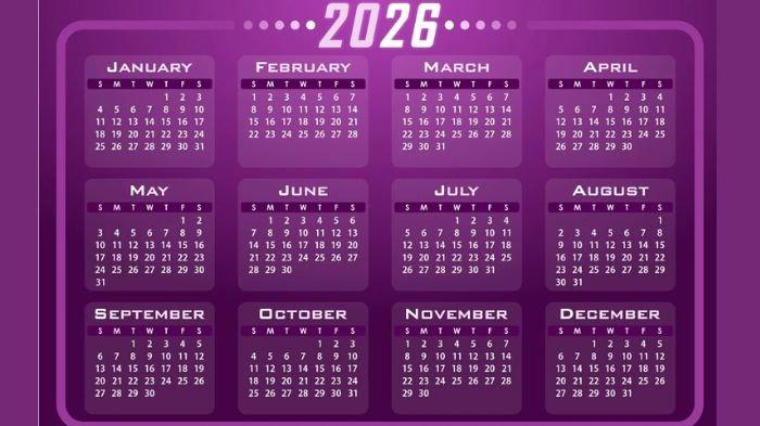 TANGGAL MERAH MARET - Ilustrasi kalender 2026. Berikut daftar tanggal merah dan cuti bersama Maret 2026