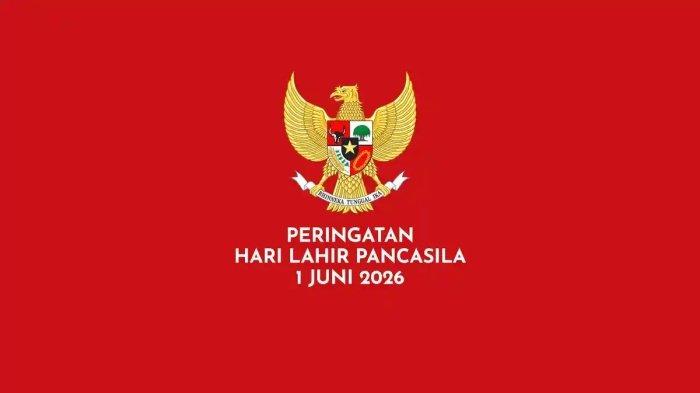 HARI LAHIR PANCASILA - Logo Hari Lahir Pancasila 2026 resmi dari BPIP untuk peringatan Senin (1/6/2026). Hari ini 1 Juni memperingati Hari Lahir Pancasila. Berbeda dengan Hari Kesaktian Pancasila yang diperingati tanggal 1 Oktober.