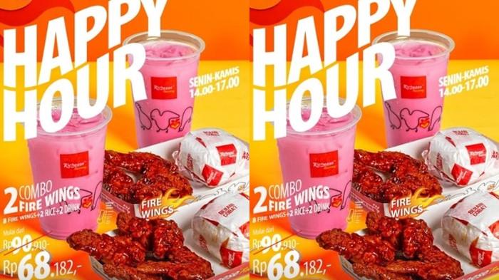  PROMO RICHEESE FACTORY - Promo Richeese Factory. Makan kenyang berdua Rp 68 ribuan (Instagram@richeesefactory)
