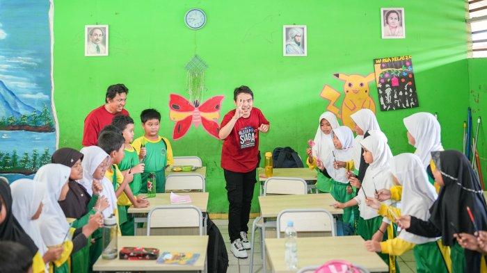 Tanamkan Kewaspadaan Bencana Sejak Dini, Evolution Pupuk Kaltim Edukasi Pelajar SDN 007 Guntung