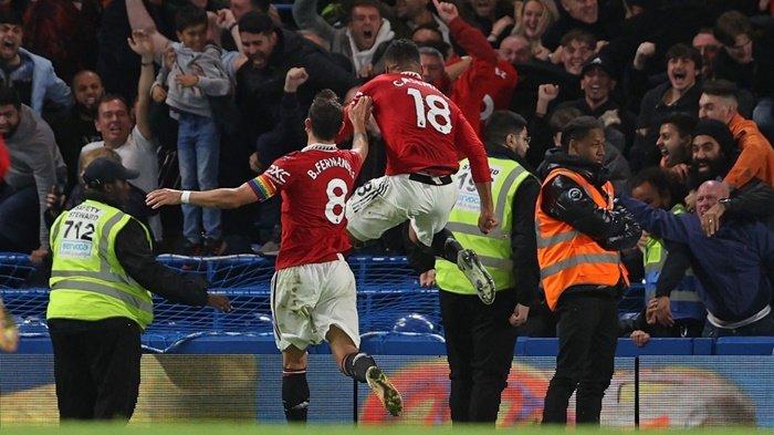 Hasil Liga Inggris: Chelsea vs Manchester United, Gol Casemiro Gagalkan Kemenangan The Blues