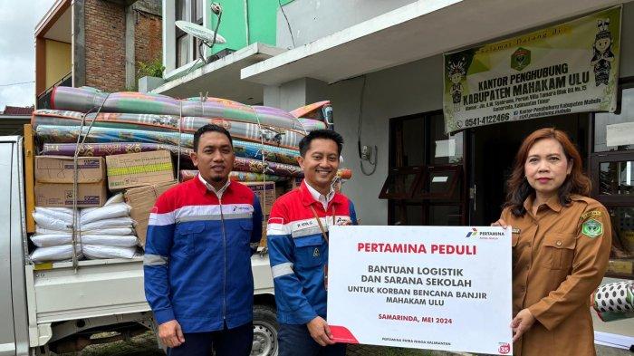 Selalu Sigap, Pertamina Salurkan Bantuan untuk Korban Banjir di Mahakam Ulu