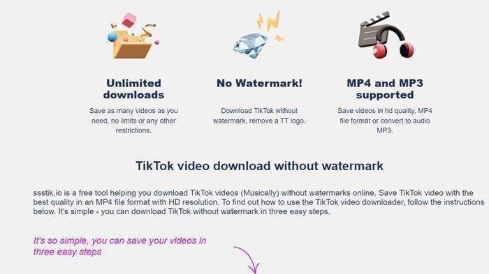 Download Video TikTok tanpa Watermark Online dan Cara Simpan Video TikTok, Unduh Lewat SSSTikTok