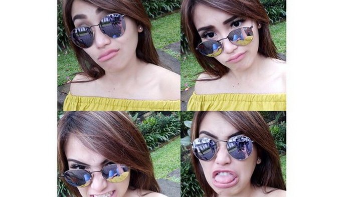 Pamer Kacamata, Pose Ayu Ting Ting Ini Dibilang Tiru Gaya Istri Raffi Ahmad