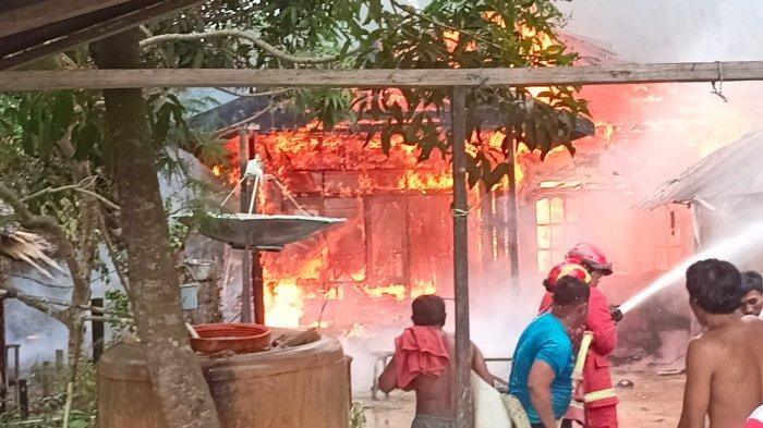 Kebakaran Rumah di Desa Rantau Panjang Paser, Seorang Wanita jadi Korban Tewas