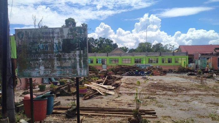 Bangunan SDN 026 Penajam Paser Utara Rusak Parah, Kini Mulai Direnovasi