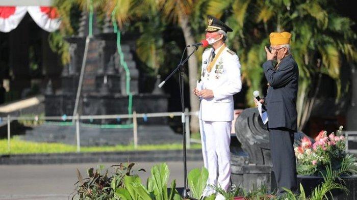 Tiba-Tiba Diminta Ganjar Pranowo Naik Podium Inspektur Upacara, Veteran Ini Prihatin Lihat Indonesia