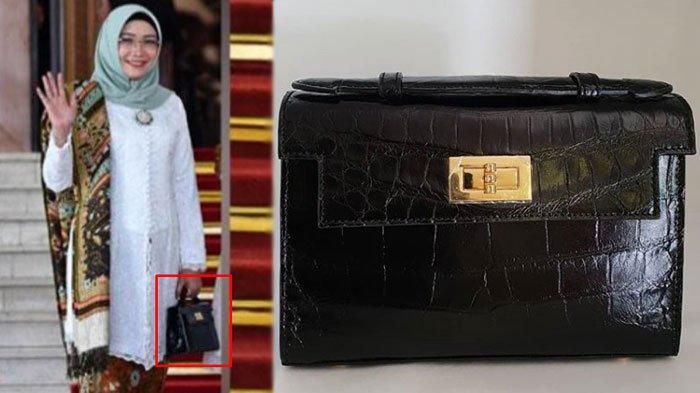 Istri Wapres Maruf Amin, Wury Estu Handayani Tenteng Tas Hitam saat Pelantikan, Segini Harganya!