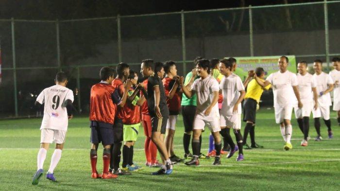Peringati Hari Bhayangkara Ke-76, Polresta Balikpapan Gandeng Rekan Media Bertanding Futsal