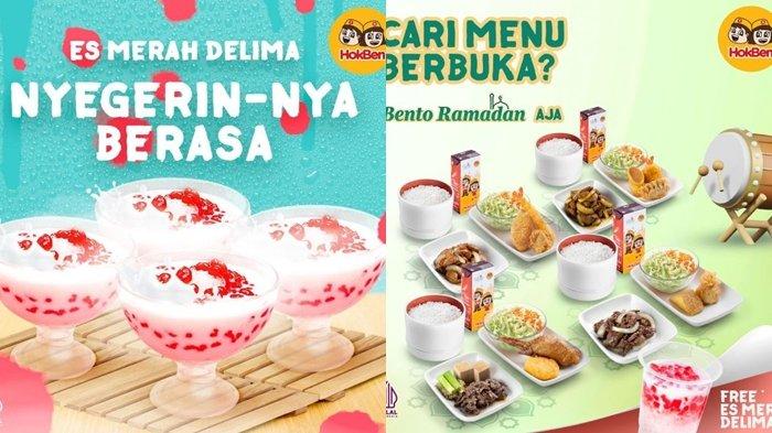 Promo Hokben Edisi Maret 2023, Rasakan Kesegaran Es Merah Demila Saat Berbuka Puasa