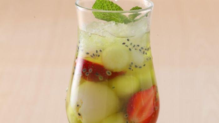 Resep Es Melon Leci, Minuman Bertabur Buah yang Bikin Badan Segar Kembali