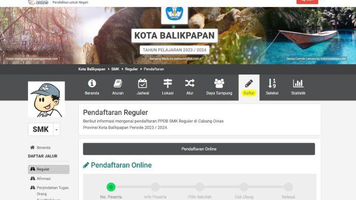 Tata Cara Pendaftaran PPDB Balikpapan 2023 Jenjang SMA dan SMK Jalur Zonasi, Reguler, RT Prioritas