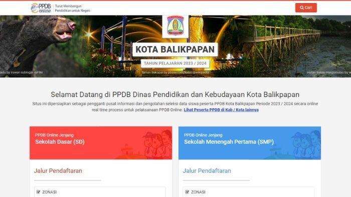 Pendaftaran PPDB SD dan SMP Balikpapan 2023 Besok Terakhir, Link Daftar dan Syarat Pendaftaran