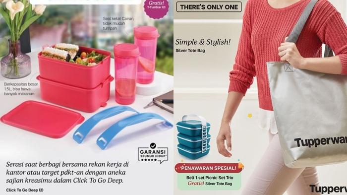 Promo Tupperware Terbaru Bulan Juli 2023, Beli 1 Set Rantang Picnic Gratis Tas Cantik