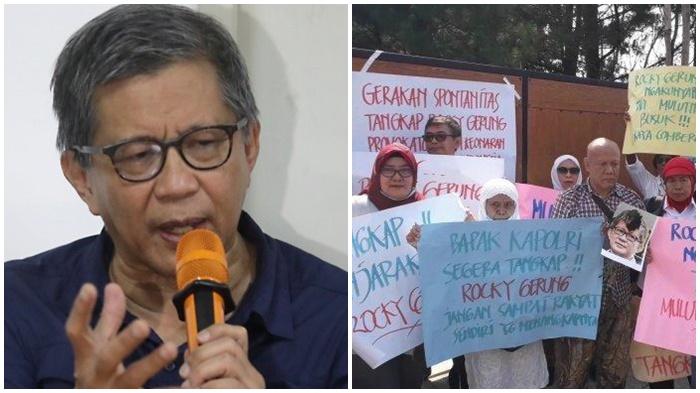 Rocky Gerung Terpojok, Relawan Jokowi Ancam Terus Demo, 13 Laporan dan 2 Pengaduan Masuk ke Polisi