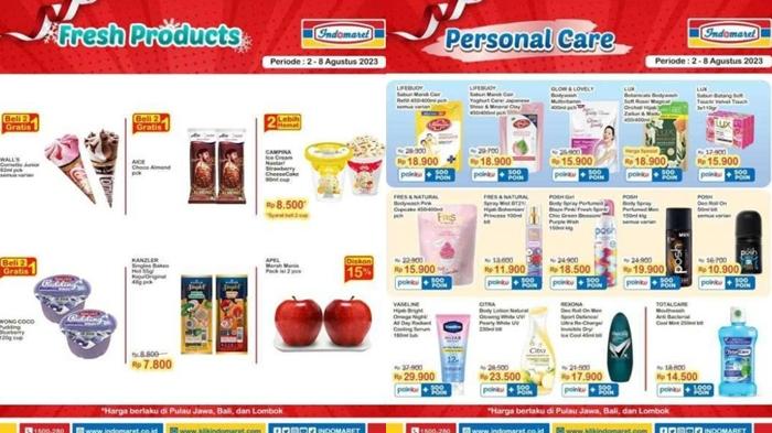 Baru Promo Indomaret Hari ini 7 Agustus 2023, Es Krim hingga Puding Beli 2 Gratis 1