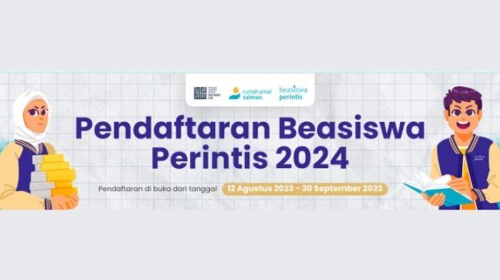Link Pendaftaran Beasiswa Perintis 2024 untuk Siswa Kelas 12 dan Lulusan SMA Sederajat