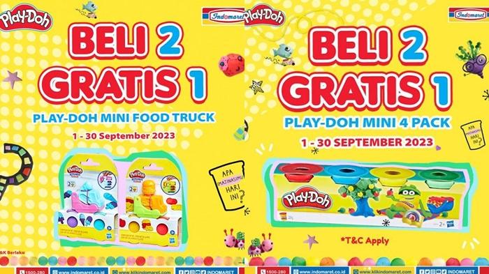 Promo Indomaret Hari ini 5 September 2023, Beli Mainan Anak Play Doh Mini Beli 2 Gratis 1