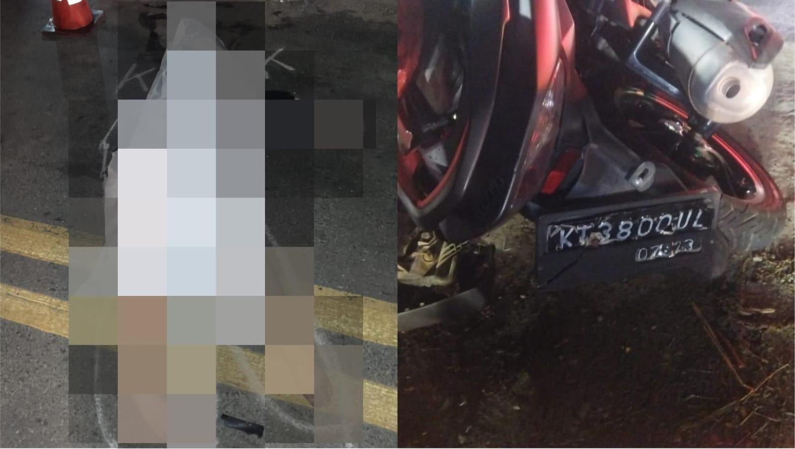 Pemotor Asal Kukar Tewas di Tempat Usai Tabrak Truk Terparkir di Karang Joang Balikpapan