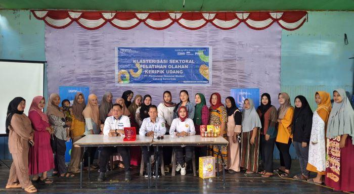 PNM Gelar Klasterisasi Olahan Keripik Udang di Kukar