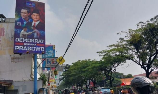 Tidak Ada Gambar Gibran di Baliho Prabowo - AHY yang Dipasang Partai Demokrat, Ada Apa?