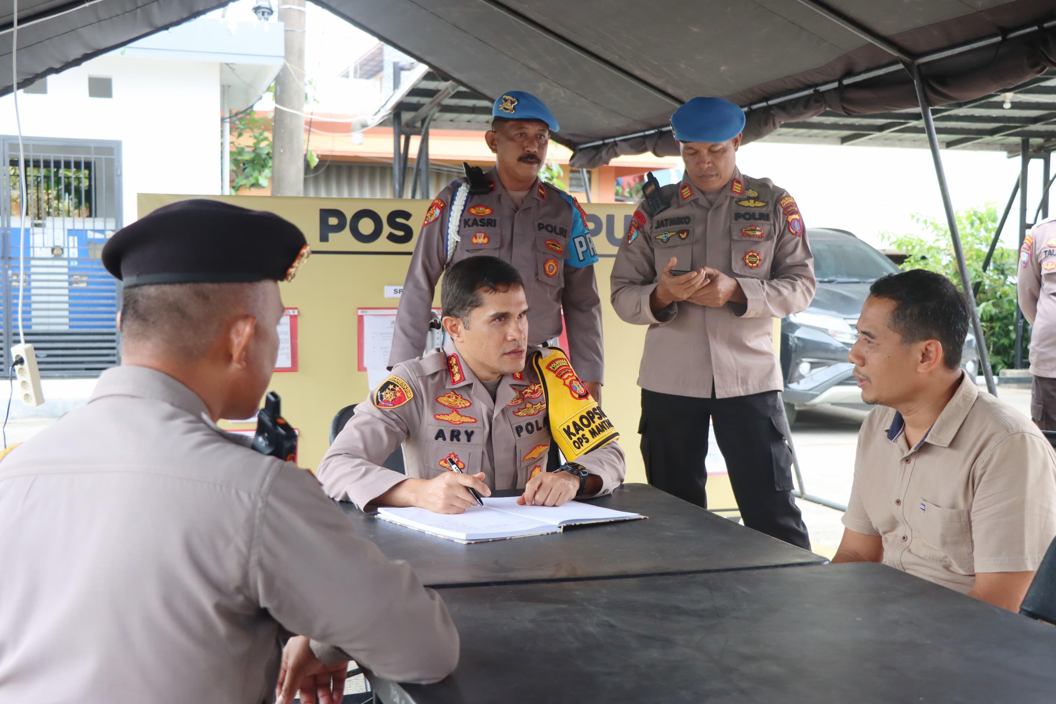 Kapolresta Samarinda Sambangi Bawaslu dan KPU Kaltim agar Pemilu 2024 Aman