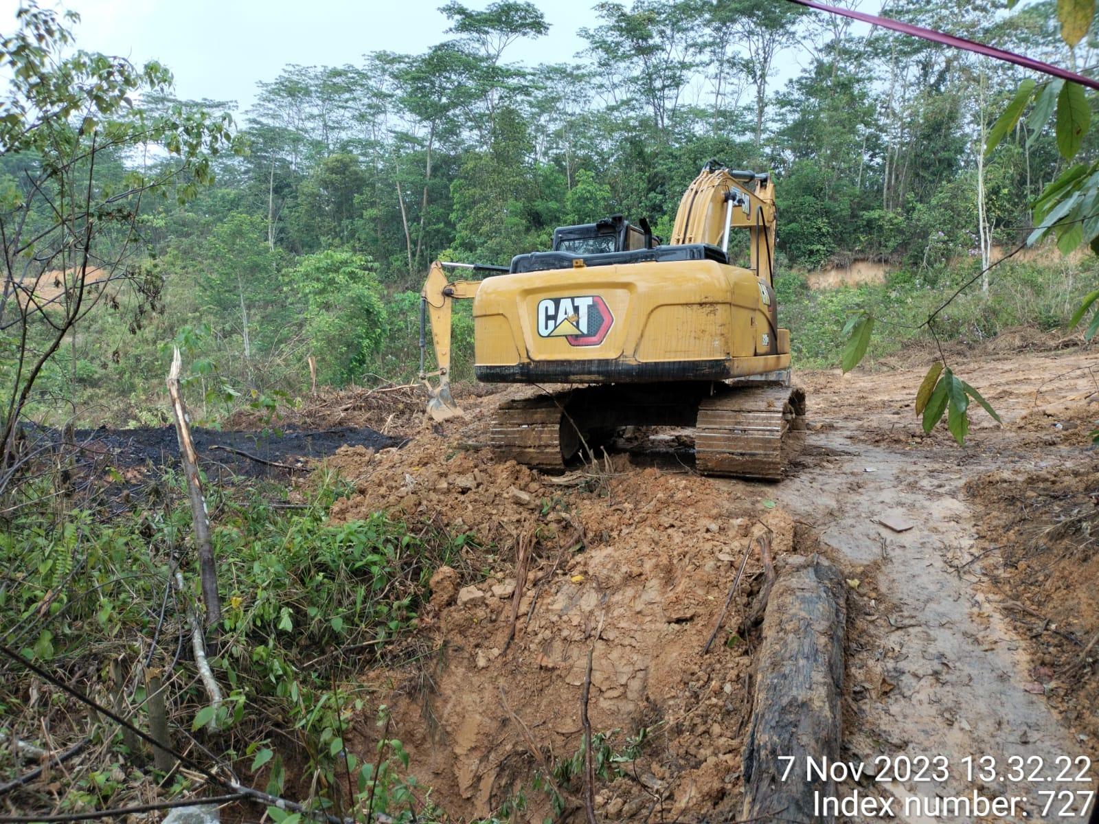 Lahan MHU di Loa Janan Kukar Digarap Orang Lain, 1 Excavator Diamankan