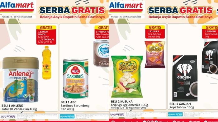 Katalog Promo Alfamart Hari ini Jumat 17 November 2023, Beli Susu Anlene Gratis Minyak Goreng