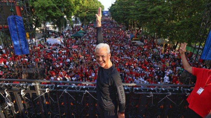 Ganjar Pranowo dan Lautan Manusia di Makassar, Pasangan Mahfud MD Minta Relawan Waspada Kecurangan