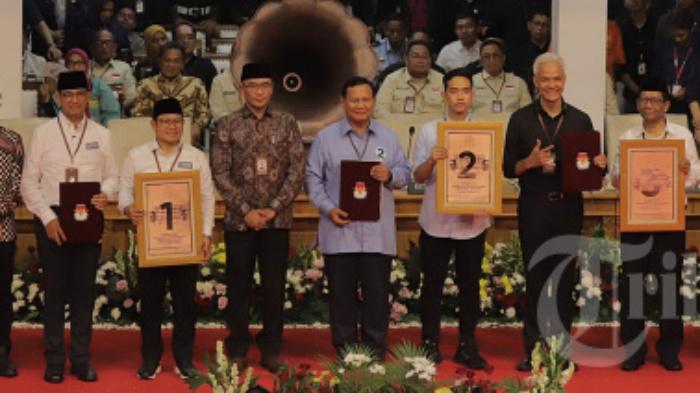 Desain Surat Suara Pilpres 2024 AMIN Pose Pilgub, Prabowo-Gibran Tak Berpeci, Ganjar-Mahfud Monokrom