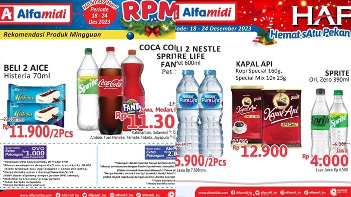 Katalog Promo Alfamidi Hari ini Senin 18 Desember 2023, Belanja Minuman Soda Super Murah