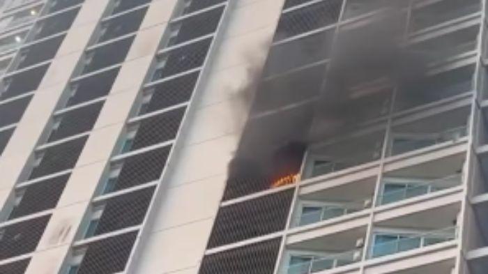 BREAKING NEWS: Terjadi Kebakaran di Apartemen Pertamina Kebun Sayur Balikpapan