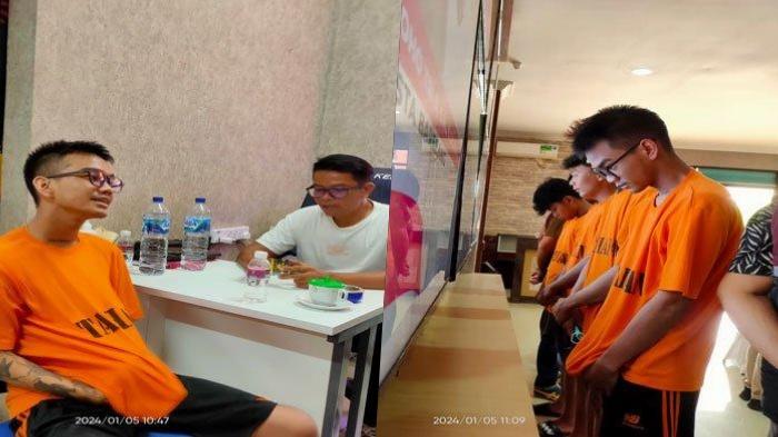 Kontroversi Satria Mahathir, Tiktokers Cogil Kini Ditangkap Polisi, Tampangnya Pakai Baju Tahanan