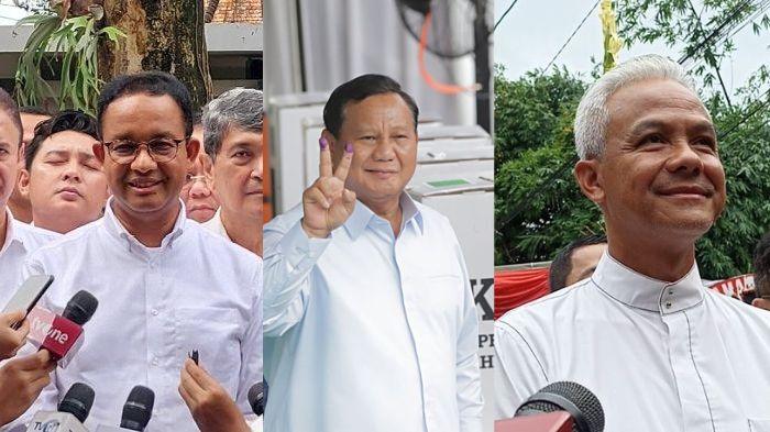 Reaksi 3 Capres Usai Nyoblos di Pemilu 2024, Bagaimana Kata Anies, Prabowo, Ganjar?